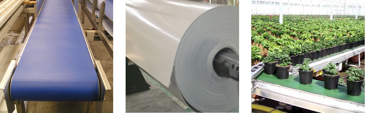 Coloured PVC Belting